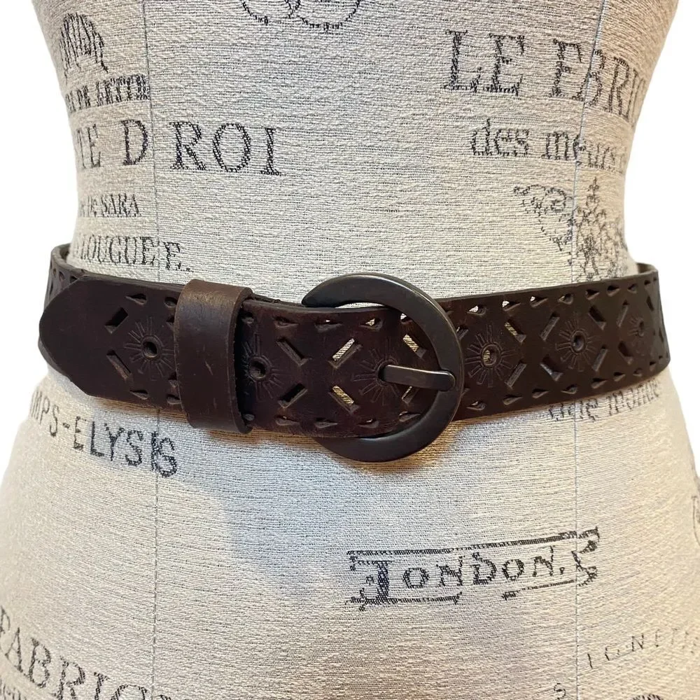 Great Northwest Clothing Company Brown Leather Belt Sz S NWT